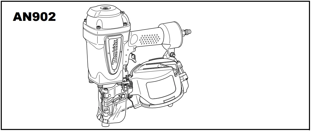 makita AN902 Construction Coil Nailer A
