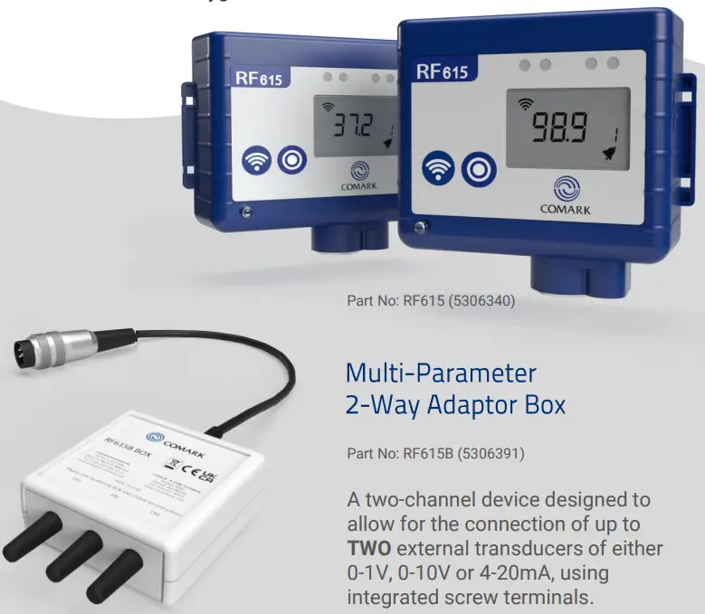 COMARK 20825-1 Diligence 600 Multi-Parameter 2-Way Adapter Box-fig2