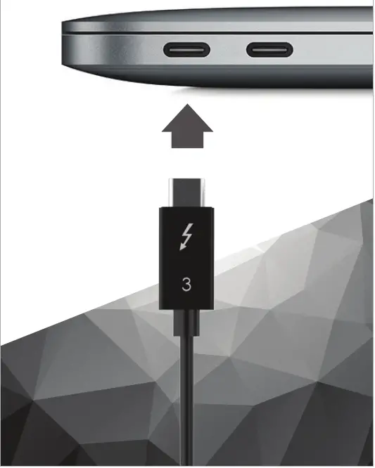 SABRENT TH W3H2 Thunderbolt 3 to Dual HDMI 2.0 Adapter - fig