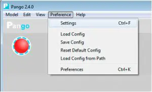 Preference setting Interface