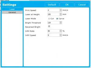 Preference setting Interface