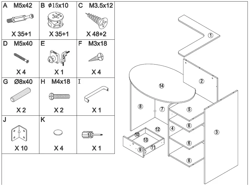 FUFU-GAGA-DRF-KF250006-01-47.7-in.-Rectangular-White-and-Gray-MDF-Computer-Desk-fig-2