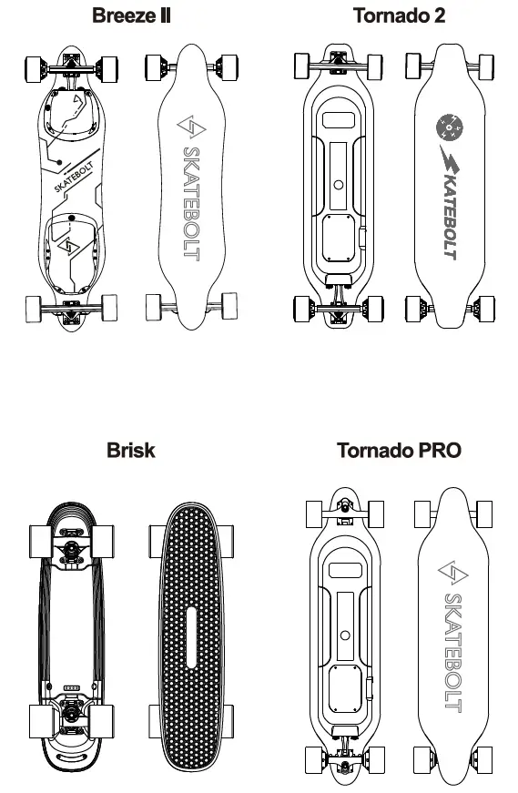 SKATEBOLT Breeze II Electric Skateboard-13
