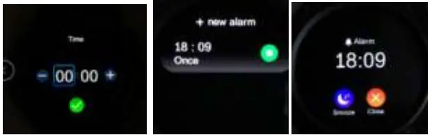 DENVER Smartwatch User Manual - Alarm