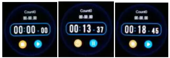 DENVER Smartwatch User Manual - Stopwatch