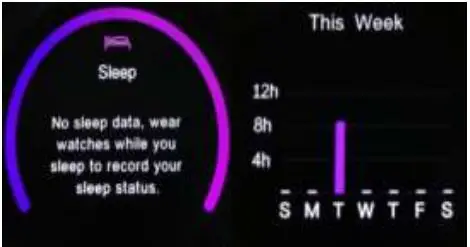DENVER Smartwatch User Manual - check sleep data