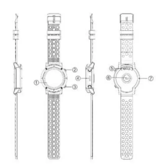 DENVER Smartwatch User Manual - overview