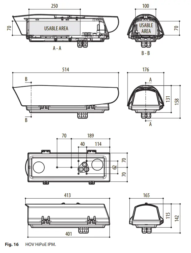 VIDEOTEC HOV32K2A716 HOV Hi-PoE IPM Aluminium Housing with IPM Technology for IP Cameras - fig16