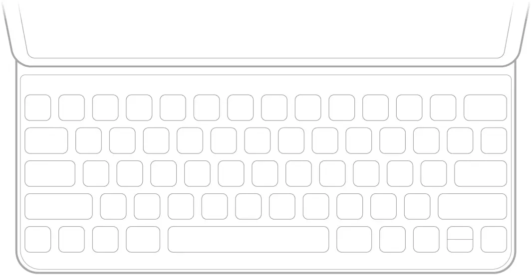 An illustration of Smart Keyboard.