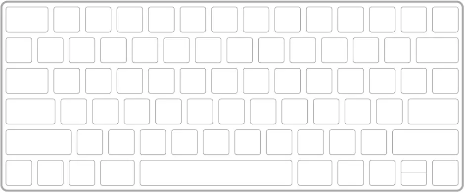 An illustration of Magic Keyboard.