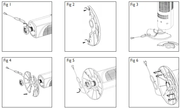 igenix DF0029 Oscillating Tower Fan-fig3