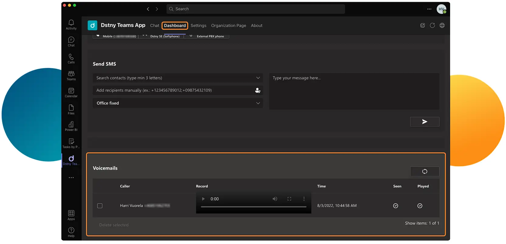 Dstny Teams Telephony Software Quick Guide