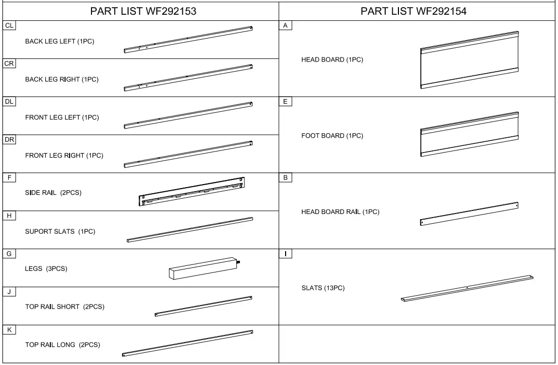 GODEER LP000912LXLAAP Brown Wood Frame Queen Size Canopy Bed - Fig 1