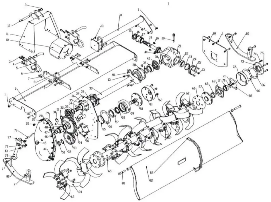 BE POWER EQUIPMENT BE-TXGXX Rotary Tiller - Fig 3