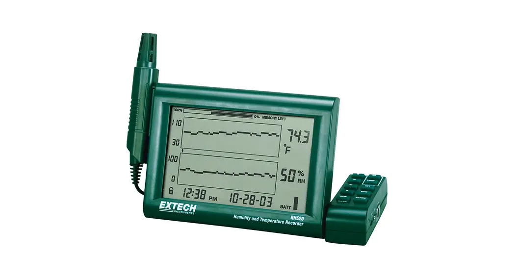 Extech Rh520a Humidity+temperature Chart Recorder With Detachable Probe Instruction Manual Extech Rh520a Humidity+temperature Chart Recorder With Detachable Probe Instruction Manual