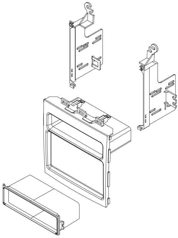 American International SBK931GB Mounting Kit Dash Kit