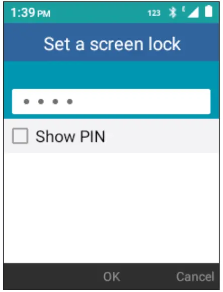 Lock and unlock your screen