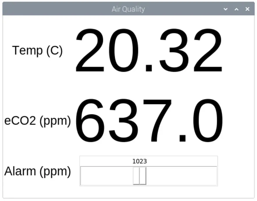 MONK MAKES Air Quallity Kit for Raspberrry PI - ROGRAM 2