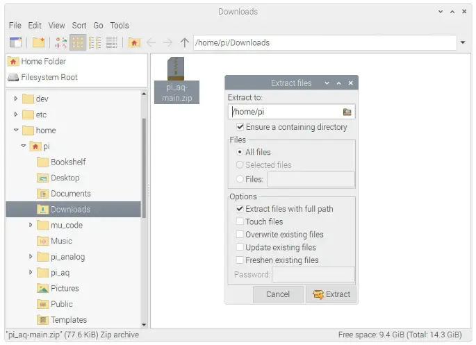 MONK MAKES Air Quallity Kit for Raspberrry PI - suitable directory