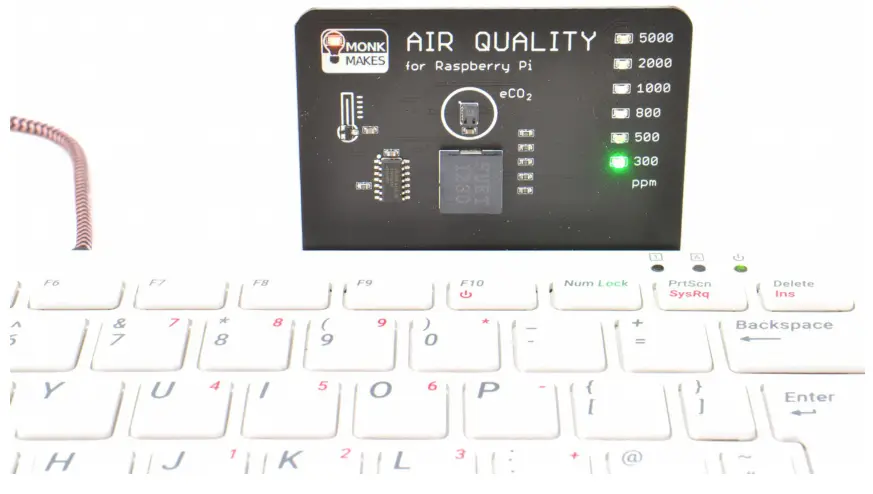 MONK MAKES Air Quallity Kit for Raspberrry PI