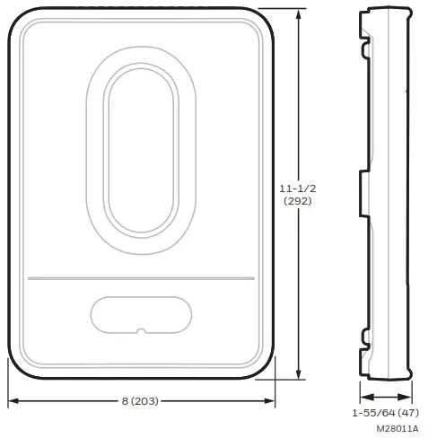 Honeywell HZ322 TrueZONE Panel - SPECIFICATIONS