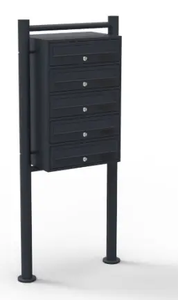 XPOtool-60006-5-Door-Mailbox-System-oroduct-image