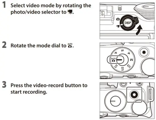 FIG 19 Recording videos easily