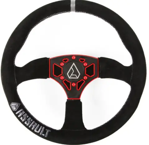 Assault SW-U-350RS 350R Suede UTV Steering Wheel
