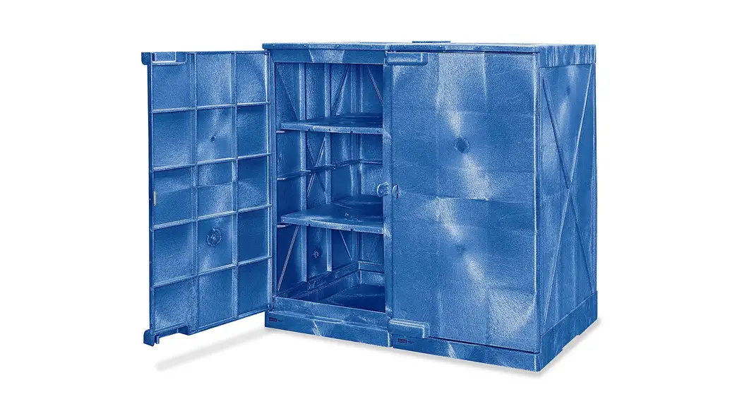 Uline H-5660 24 Gallon Poly Corrosive Cabinet User Guide