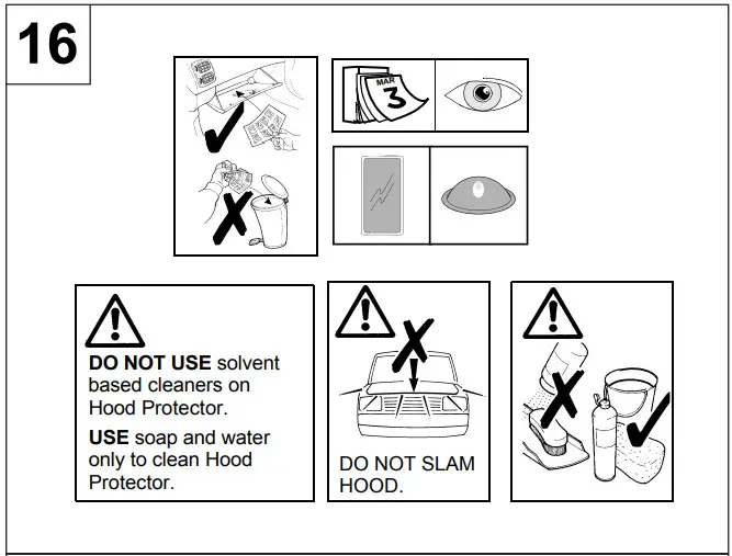 E231SSJ020 Genuine Subaru Hood Protector - 16