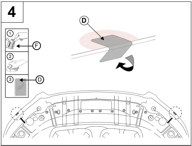E231SSJ020 Genuine Subaru Hood Protector - 4