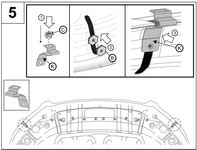 E231SSJ020 Genuine Subaru Hood Protector - 5