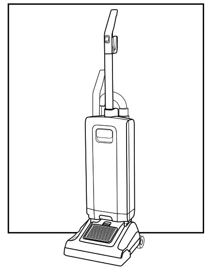 ULINE H-7147 Sanitaire EON Quiet Clean Vacuum - Cover