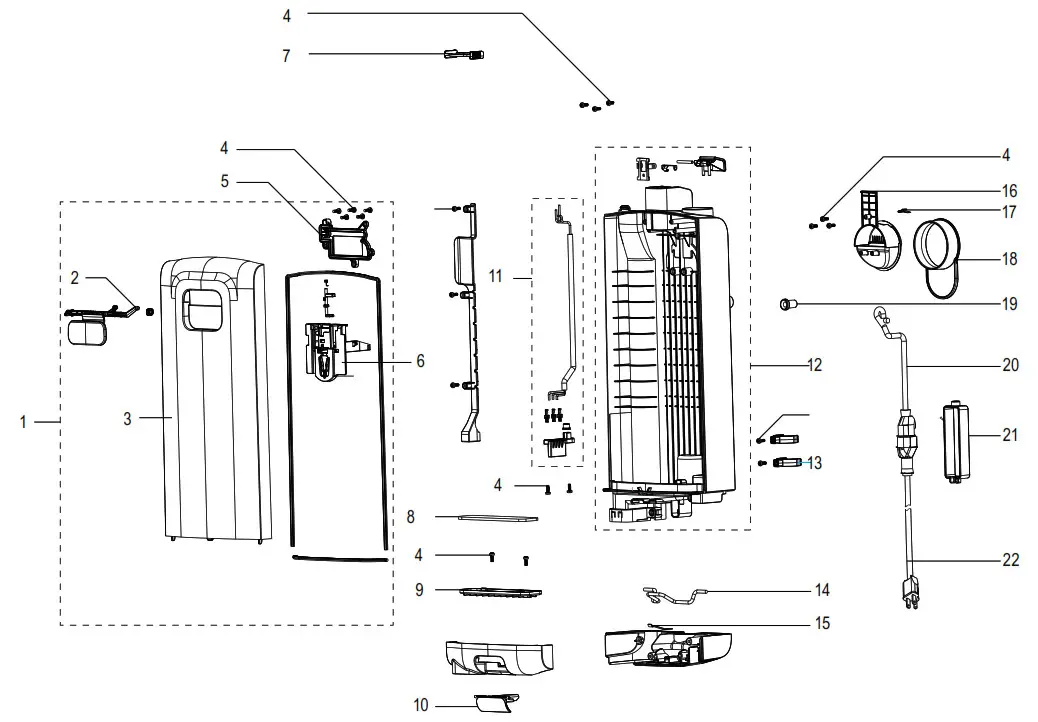 ULINE H-7147 Sanitaire EON Quiet Clean Vacuum - Main Body