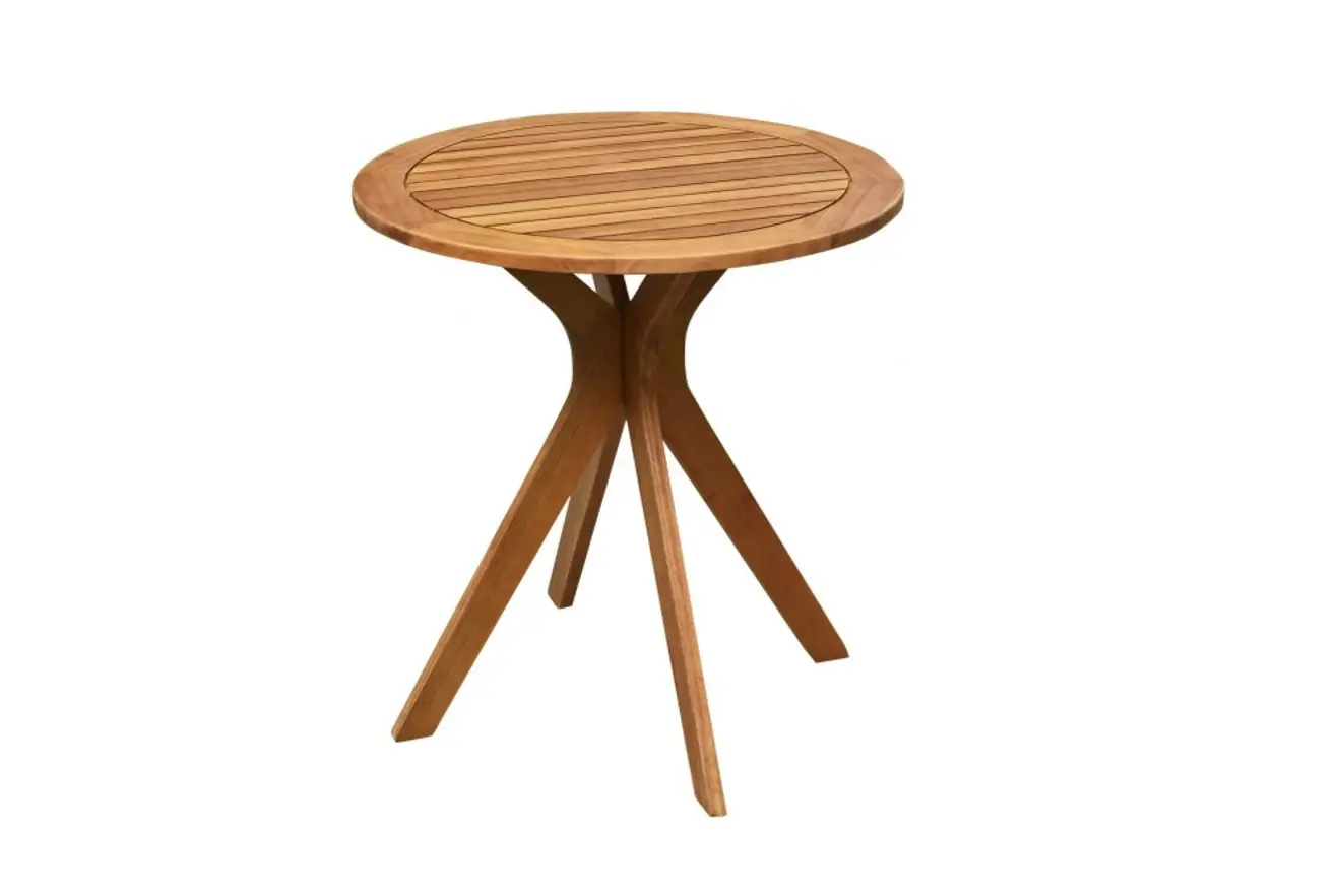 Casainc Hw63883 27 Inch Outdoor Round Solid Wood Coffee Side Bistro Table User Manual