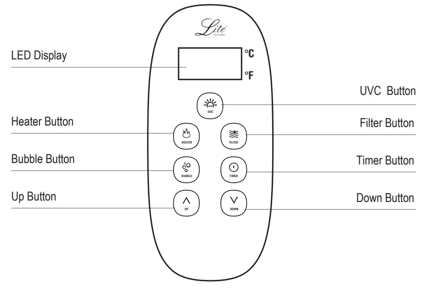 MSpa LS04U-NA Lite 4 Person Hot Tub Spa fig 11