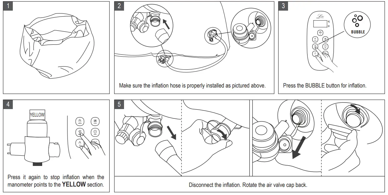 MSpa LS04U-NA Lite 4 Person Hot Tub Spa fig 5