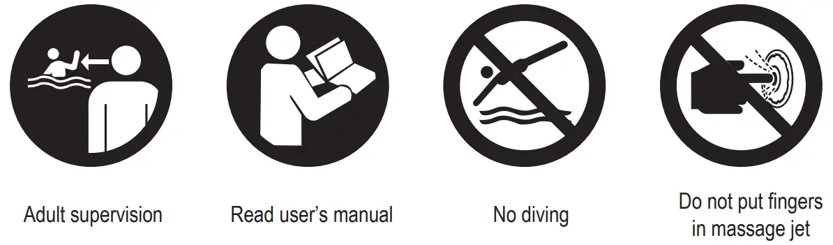 MSpa LS04U-NA Lite 4 Person Hot Tub Spa icon 1