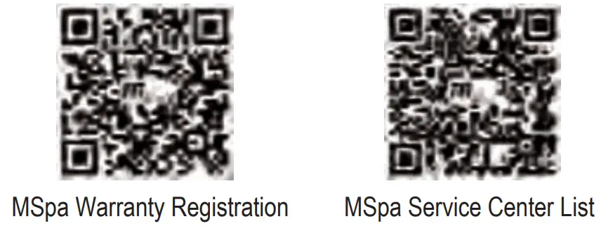MSpa LS04U-NA Lite 4 Person Hot Tub Spa qr code 1