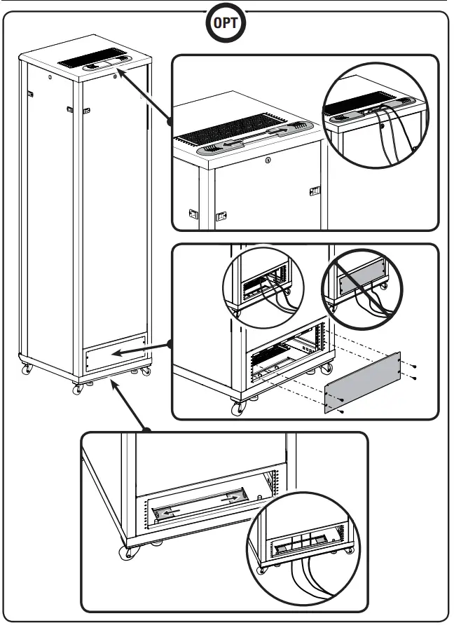Access Panels for Cable Management
