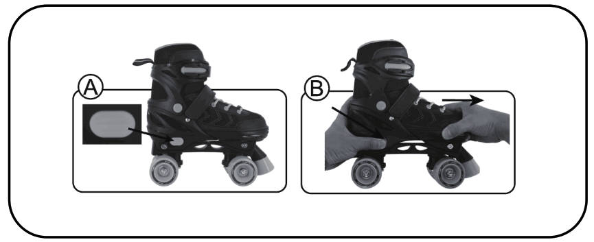 SMYTHS TOYS 2003 Max 60KG Class B Adjustable Quad Skates - 1