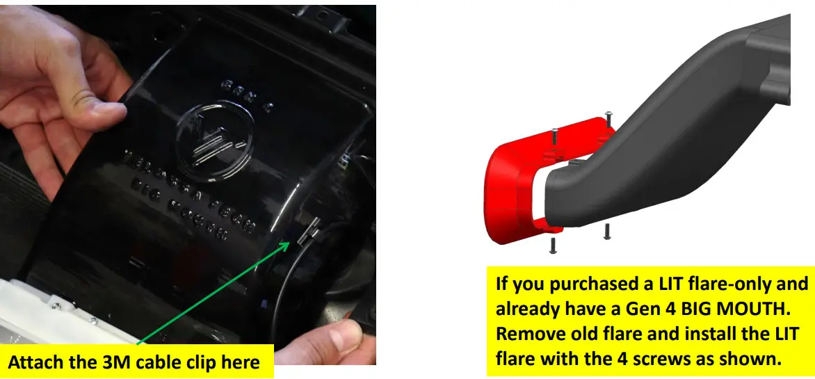 VELOSSA TECH 2022 Hyundai Kona N BIG MOUTH “LIT KIT” Ram Air - Figure 2