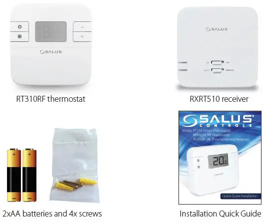 SALUS RT310RF Digital Wireless Central Heating Room Thermostat-1