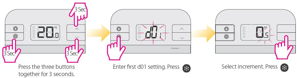 SALUS RT310RF Digital Wireless Central Heating Room Thermostat-16