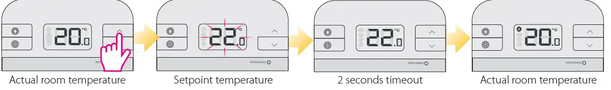 SALUS RT310RF Digital Wireless Central Heating Room Thermostat-21