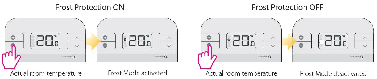 SALUS RT310RF Digital Wireless Central Heating Room Thermostat-22