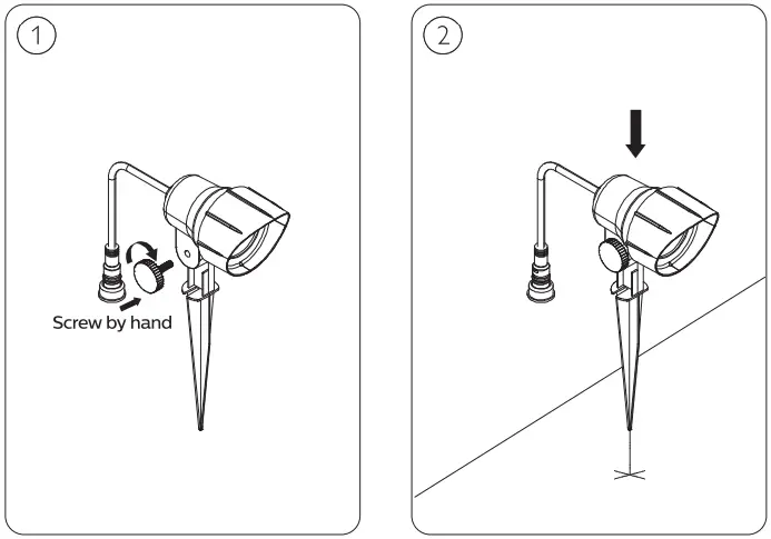PHILIPS 9290032619 LED Outdoor Low Voltage Spotlight - FIGURE 2