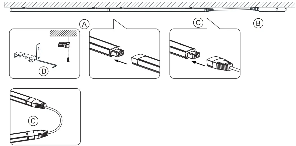 MAXIM LIGHTING 88955BZ CounterMax 120V Slim LED UC White Tunable parts 1
