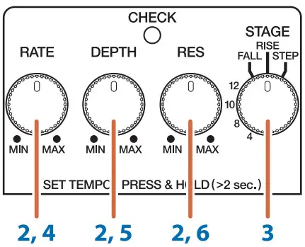 BOSS PH-3 Phase Shifter Owner's -Operating the Unit