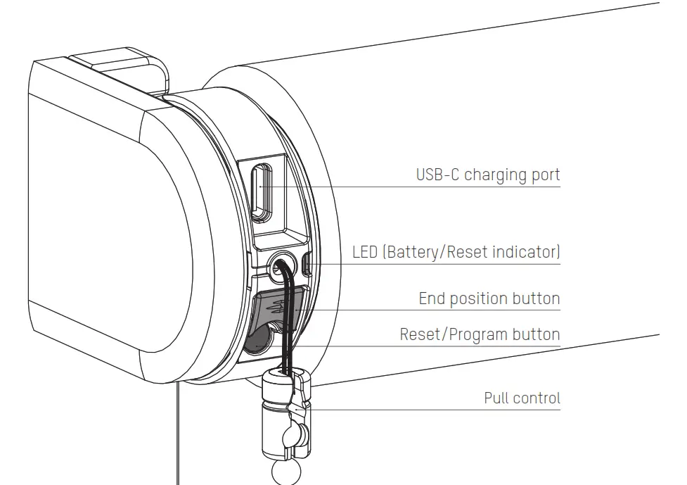 Eve MOTION BLINDS CM 03 E Remote Programming Roller Blind - Fig 2
